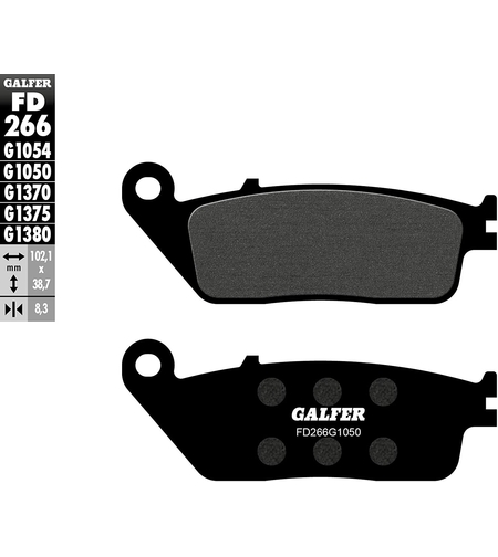Предни/задни мото накладки Galfer SCOOTER FD266G1050