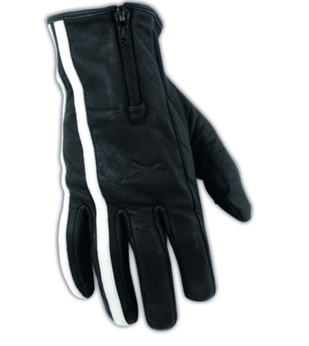 Кожени ръкавици A-PRO GRAN TORINO BLACK/WHITE