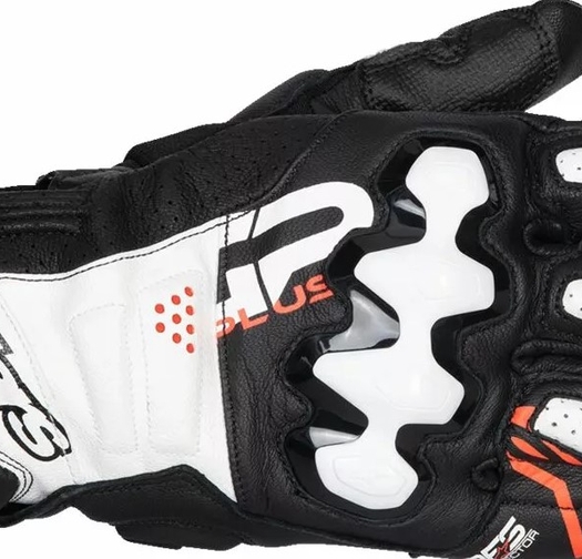 Кожени ръкавици ALPINESTARS GP+ R V3 LTHR BK/WT/RD