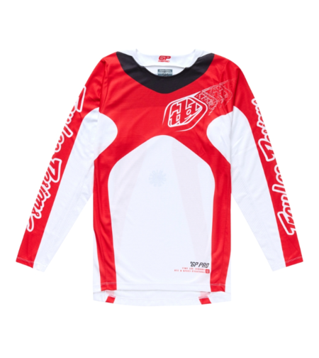 Мотокрос джърси TROY LEE DESIGNS GP Pro  Frames Jersey - White/Red