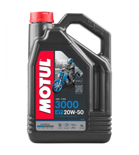 Масло MOTUL 3000 20W50 4T-4L