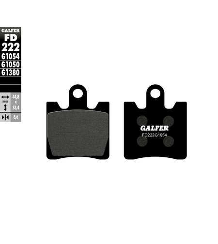 Предни мото накладки Galfer SCOOTER FD222G1050