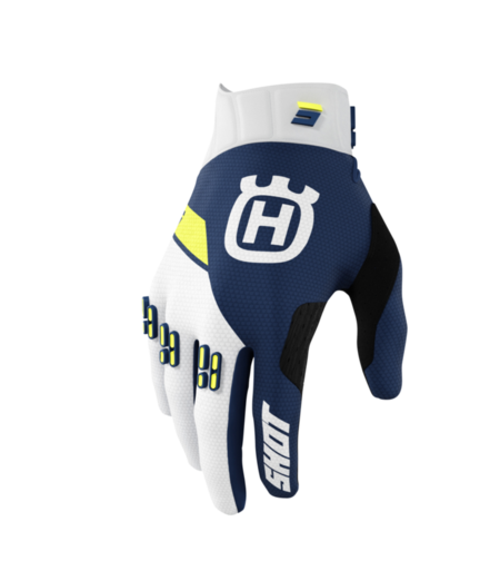 Мотокрос ръкавици SHOT Lite Husqvarna LTD 2023 Blue