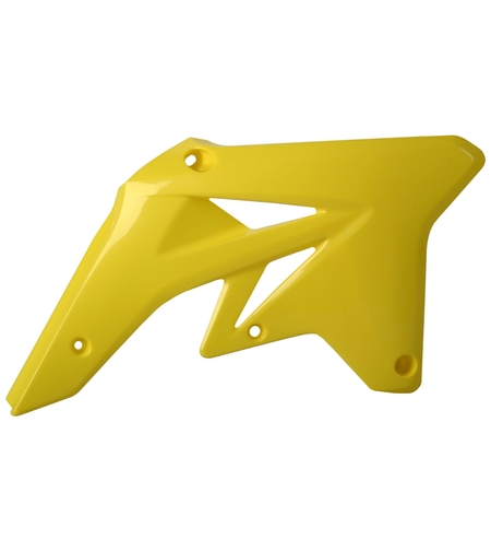 Пластмасови капаци за радиатор Polisport Suzuki RMZ250 - 2007-09 Yellow OEM Color