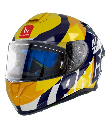 Каска MT TARGO PRO BIGER GLOSS PEARL BLUE