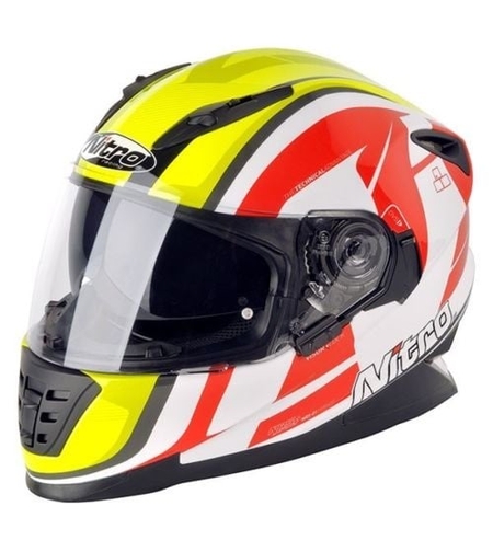 Каска за мотор NITRO NRS-01 PURSUIT WHT/SYEL/RED