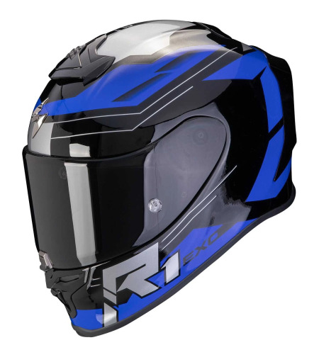 Каска Scorpion EXO-R1 Evo Air Blaze Black-Blue