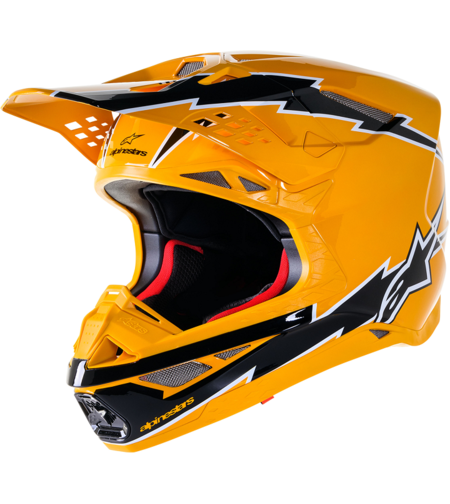 Мотокрос каска ALPINESTARS SM10 AMP BLK/YL