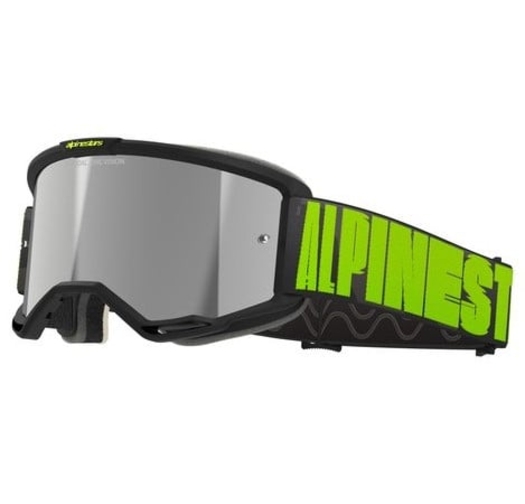 Мотокрос очила ALPINESTARS VISION 5 HOLLOW CHARCOAL YLLW FL Mirror SILVER