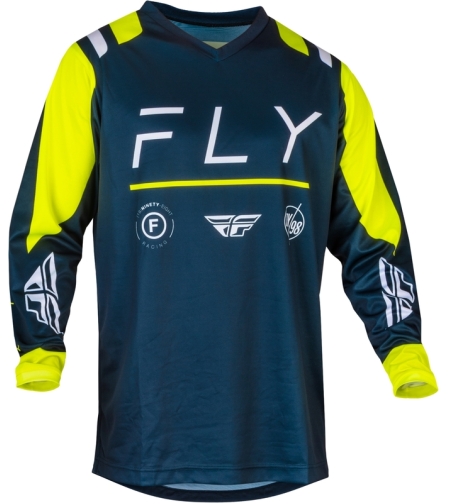 Мотокрос блуза FLY RACING F-16 Riding -Navy/Hi-Vis/White