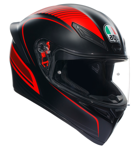 Каска AGV K1 S WARMUP MATT BLACK/RED