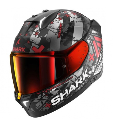 Каска SHARK SKWAL i3 HELLCAT BLACK/GREY/RED