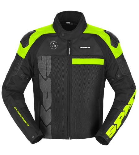 Текстилно мото яке SPIDI PROGRESSIVE NET Yellow fluo
