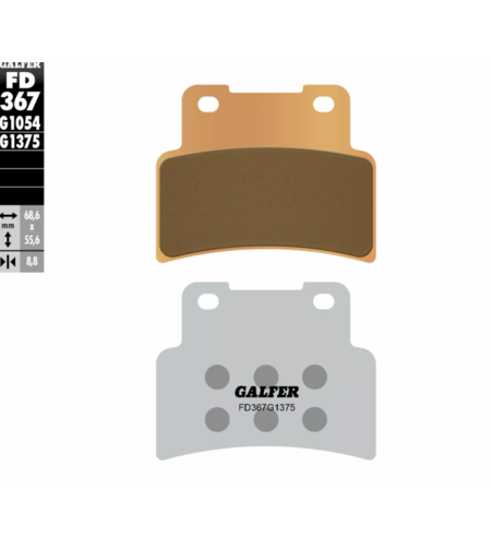 Предни мото накладки Galfer SINTERED COMPOUND FD367G1375