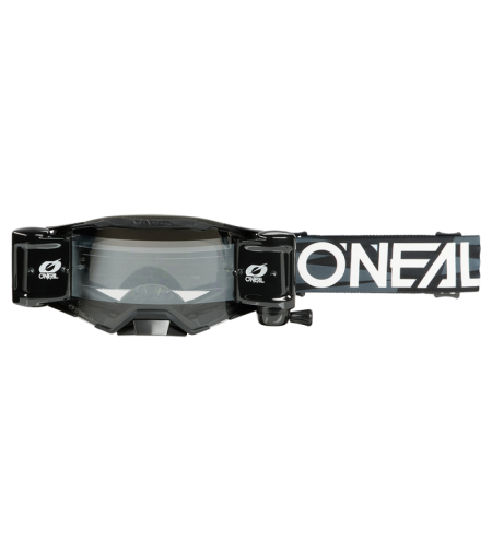 Мотокрос очила O`NEAL B-33 ROLL OFF ICTUS BLACK/WHITE - CLEAR