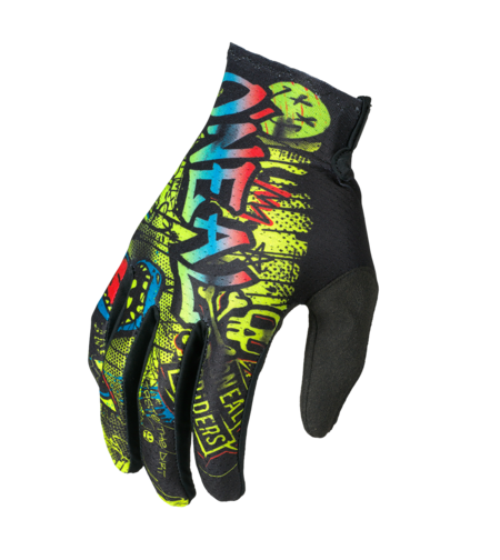 Детски мотокрос ръкавици O’NEAL MATRIX RANCID BLACK/NEON YELLOW V.26