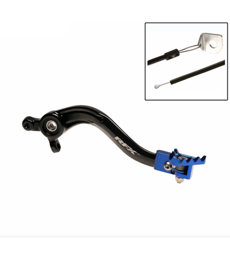 Заден лост за спирачка RFX Pro FT Rear Brake Lever (Black/Blue) - Husqvarna TC85