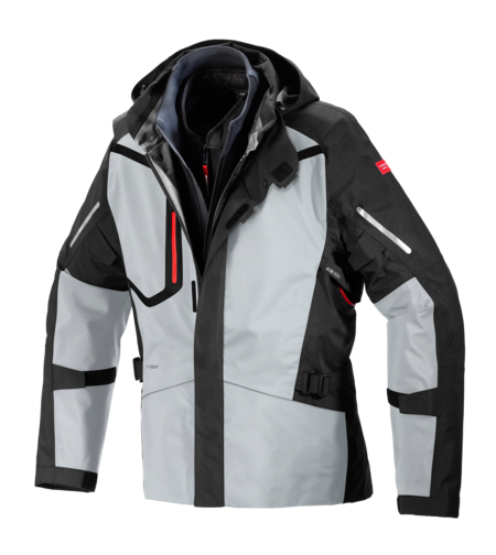 Текстилно мото яке SPIDI Mission-T H2Out Black/Ice