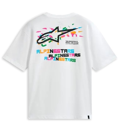 Тениска ALPINESTARS SS CSF OVERSIZED WILD WHITE
