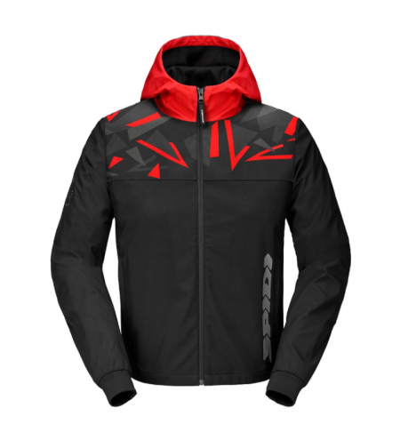 Текстилно мото яке SPIDI HOODIE EVO SPORT RED