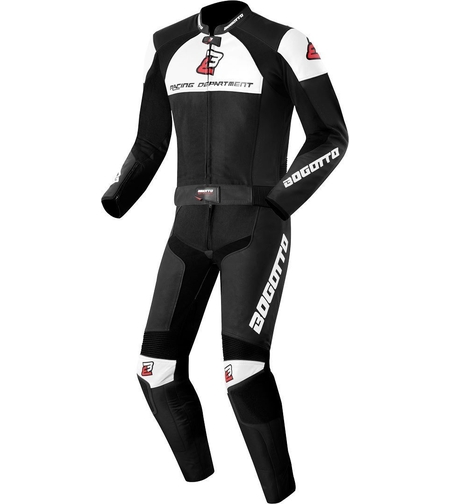 Кожен Мото Екип BOGOTTO LOSAIL Black/White