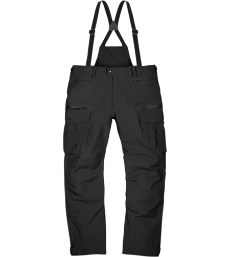 Текстилен мото панталон ICON STORMHAWK WP OVERPANT - BLACK