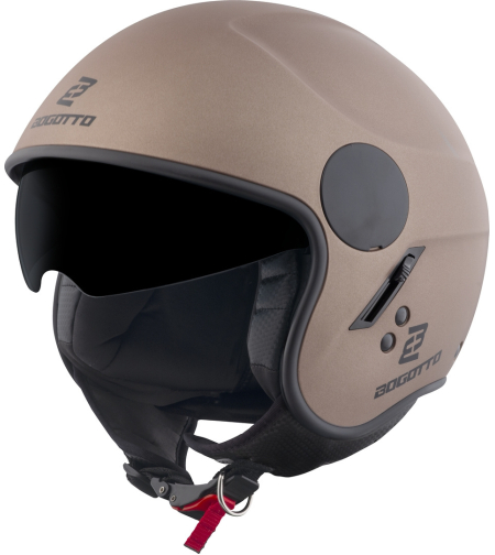 Каска за скутер BOGOTTO H595 SPN BROWN/MATT