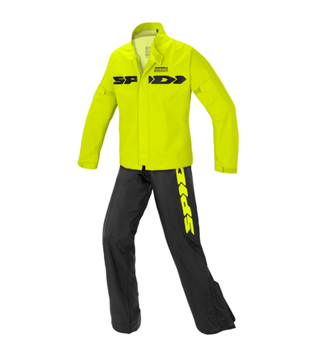 Комплект дъждобран SPIDI SPORT RAIN BLACK/FLUO