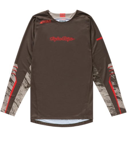 Mотокрос джърси TROY LEE DESIGNS Scout GP Pro Slab Jersey - Timber