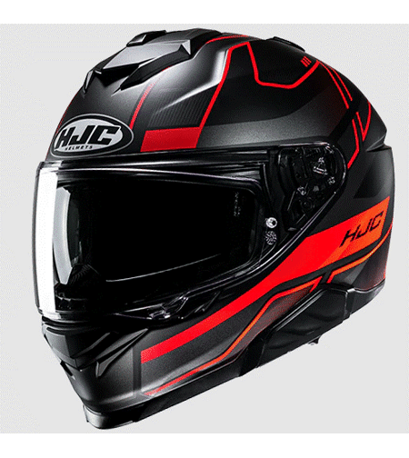 Каска HJC i71 IORIX RED