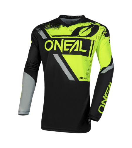 Мотокрос блуза O'NEAL ELEMENT SHOCKER BLACK/NEON YELLOW