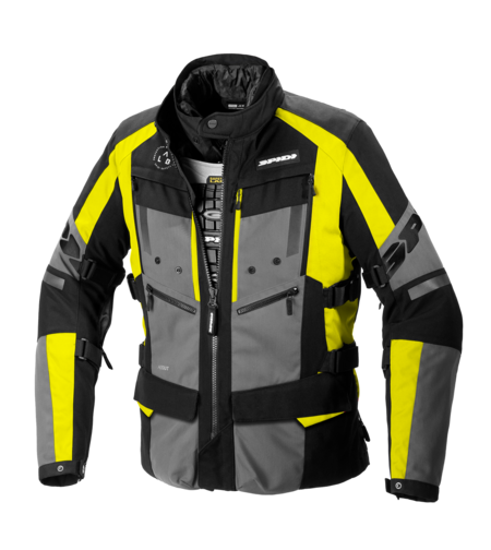 Текстилно мото яке SPIDI 4 SEASON EVO Yellow Fluo