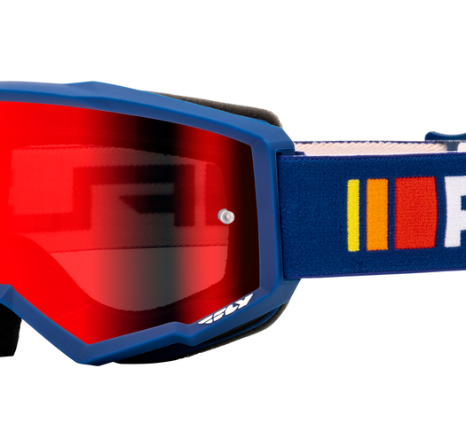 Мотокрос очила FLY RACING Zone Navy/White - Red/Smoke Lens