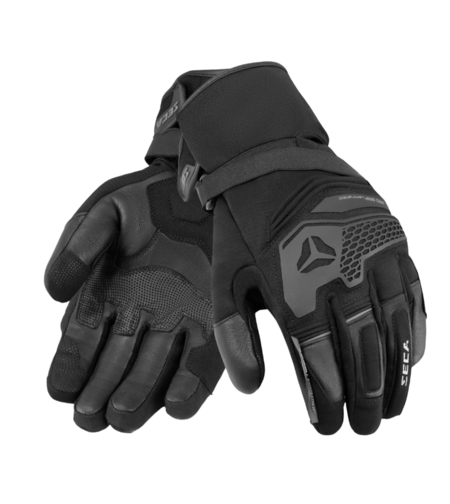 Туристически мото ръкавици SECA TURISMO WP BLACK