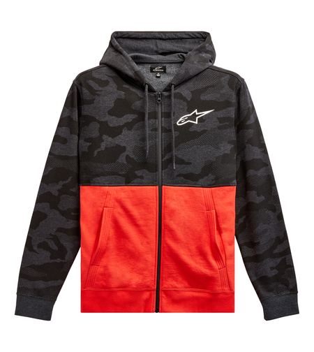 Мото суитшърт ALPINESTARS HOODIE CAMO-BLOCK CHAR