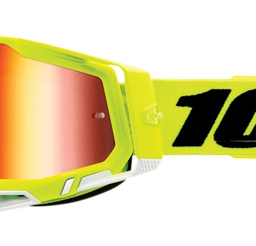 Мотокрос очила 100% RACECRAFT2 YELLOW-MIRROR RED
