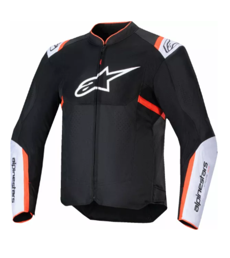 Текстилно мото яке ALPINESTARS T-SPS AIR V2 BLK/WHT/RED FLUO
