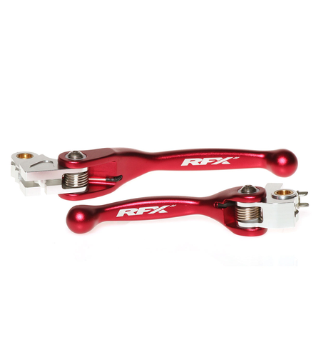 Комплект лостове за спирачка и съединител RFX Race Forged Flexible Lever Set - Red