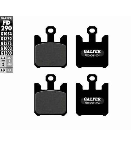 Предни мото накладки Galfer SEMI METAL FD290G1054