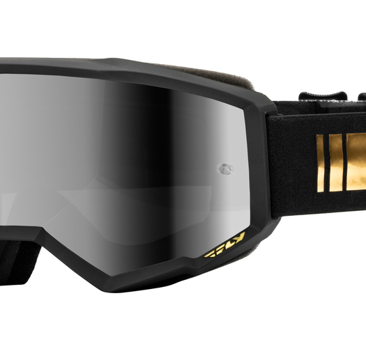 Мотокрос очила FLY RACING Zone Black/Gold - Silver/Smoke Lens