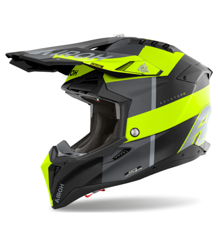 Каска AIROH AVIATOR 3 MONARCH YELLOW MATT