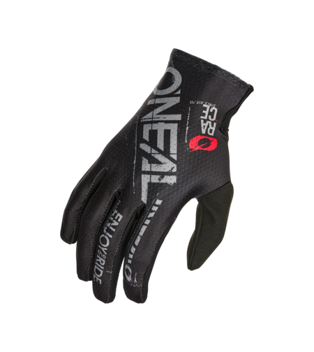 Мотокрос ръкавици O'NEAL MATRIX STATIC BLACK/GRAY V.25
