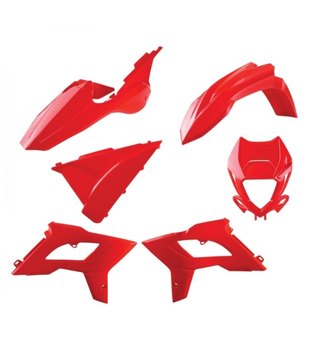 Комплект рестайлинг пластмаси POLISPORT Restyling Kit Beta RR 2T/4T (2018-19) RED