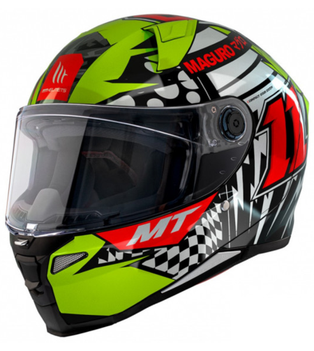 Каска MT REVENGE 2 S SERGIO GARCIA A3 FLUOR 2 GLOSS