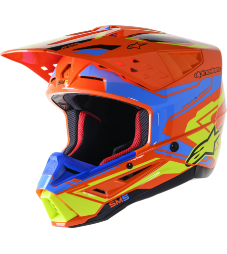 Мотокрос каска ALPINESTARS SM5 ACT 2 OR/C/Y