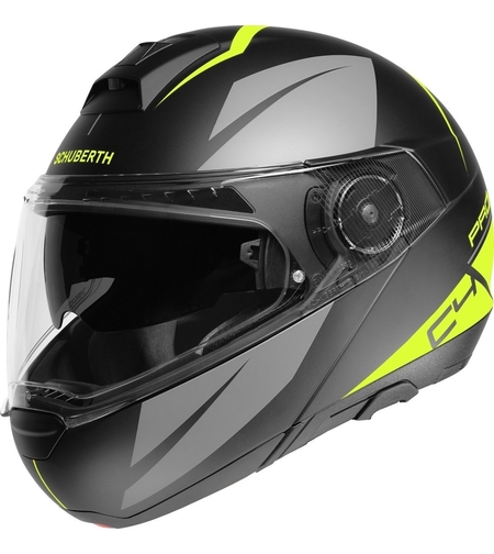 Мото каска SCHUBERTH C4 PRO MERAK BLACK/GRAY/YELLOW