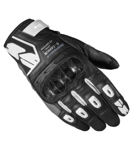 Дамски мото ръкавици SPIDI G-CARBON Black/White