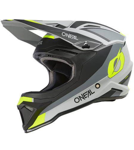 Каска O'NEAL 1SERIES STREAM BLACK/NEON YELLOW V.24