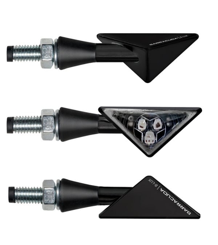 LED мото мигачи BARRACUDA Z-LED B-LUX BLACK