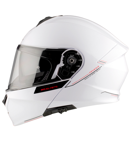 Отваряема каска MT GENESIS A0 GLOSS WHITE